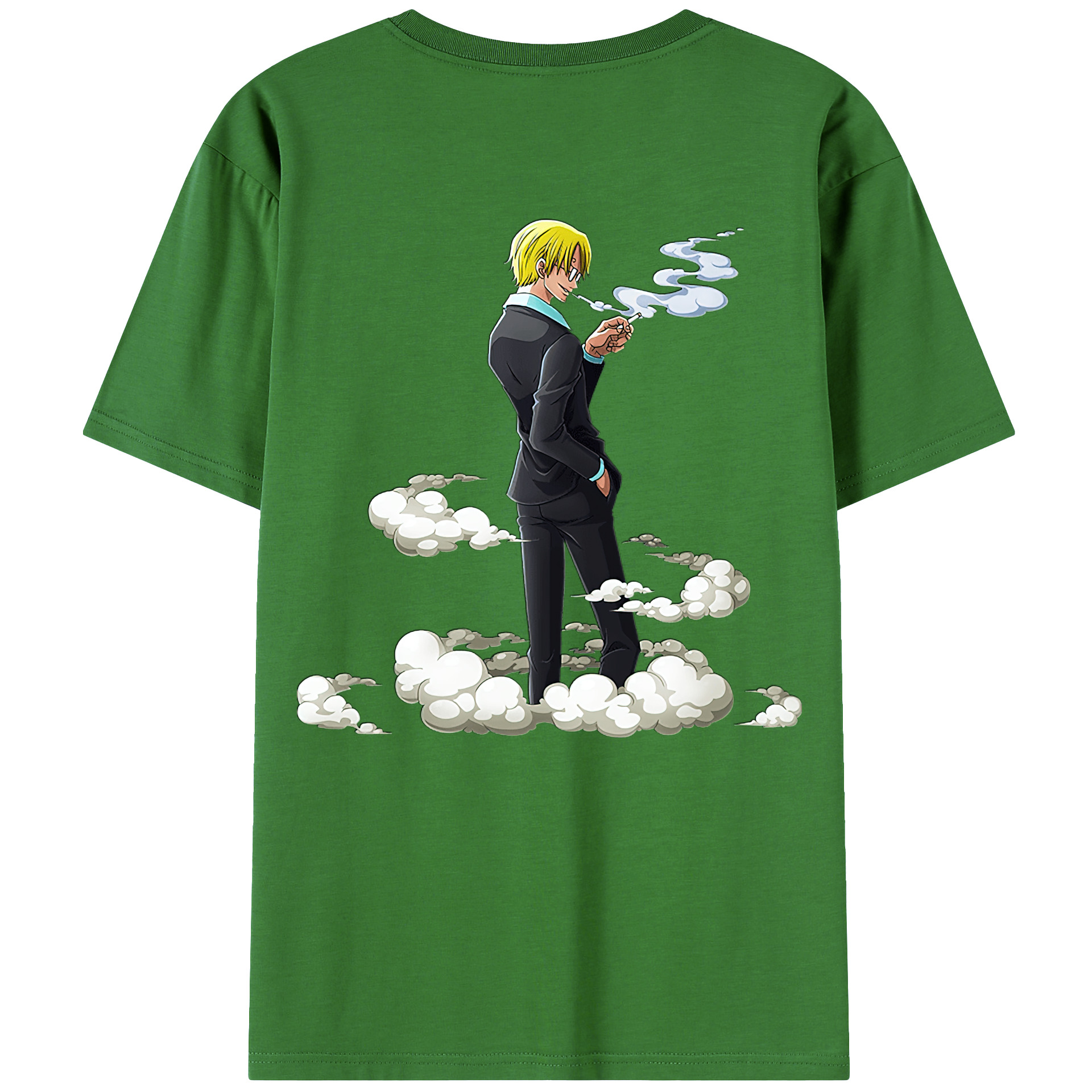 （画像用） ワンピース サンジ ONE PIECE Sanji レディース半袖Tシャツ(バックプリント)